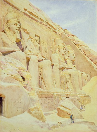 Abu Simbel, Upper Nile, Egypt by Walter Frederick Roofe Tyndale